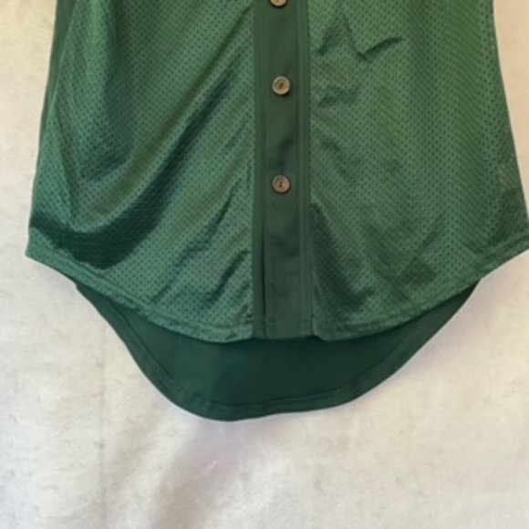 MJC Dark Forest Green Women's athletic Short Sleeve Jersey - Picture 5 of 9